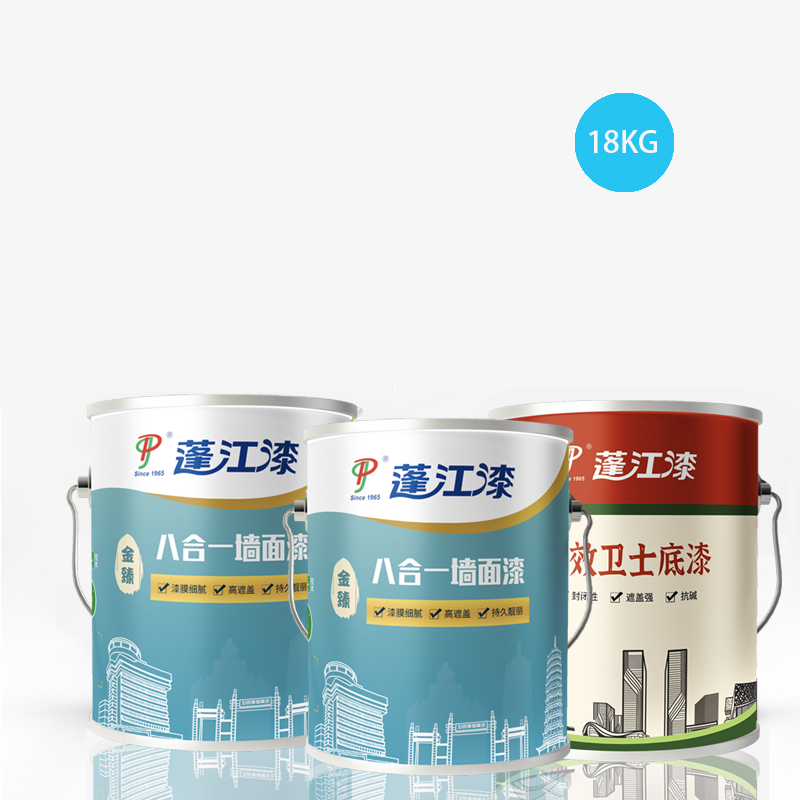 套装 金臻八合一墙面漆 18kg