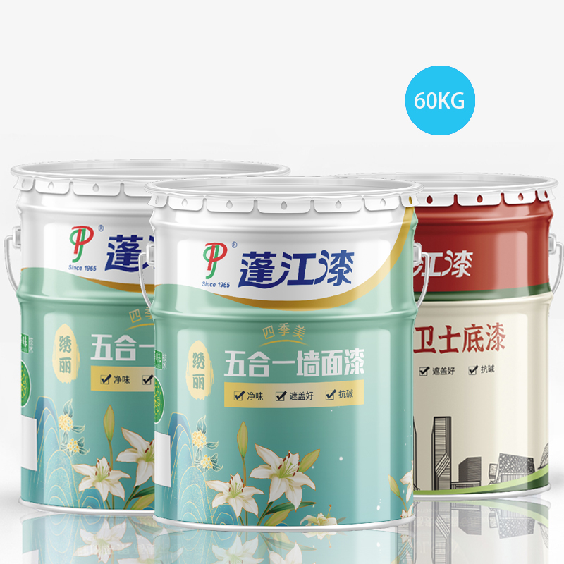 套装 绣丽五合一四季美墙面漆 共60kg