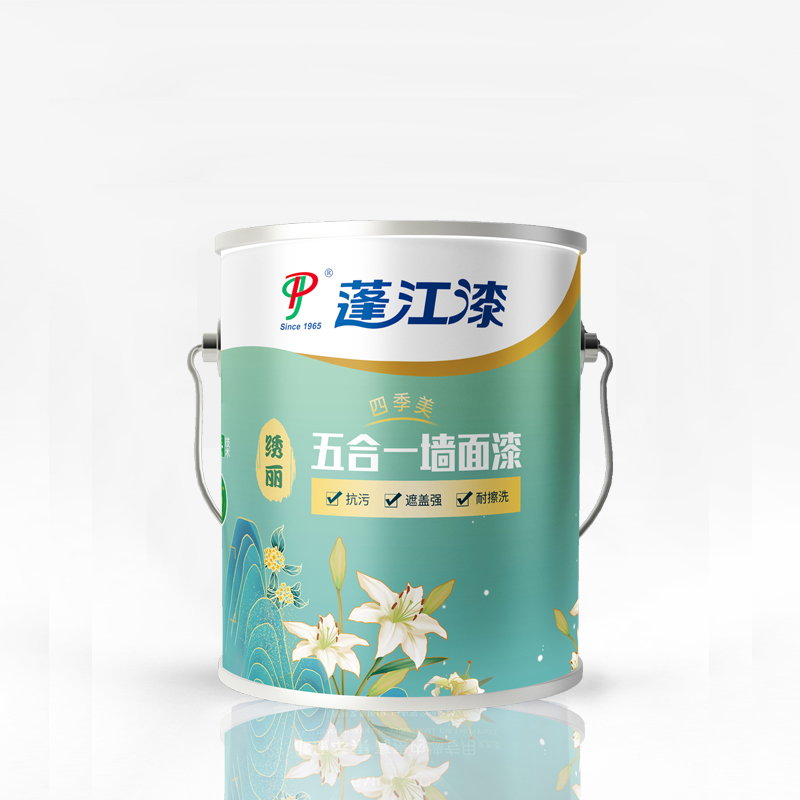 绣丽五合一四季美墙面漆 6kg实惠遮盖品质